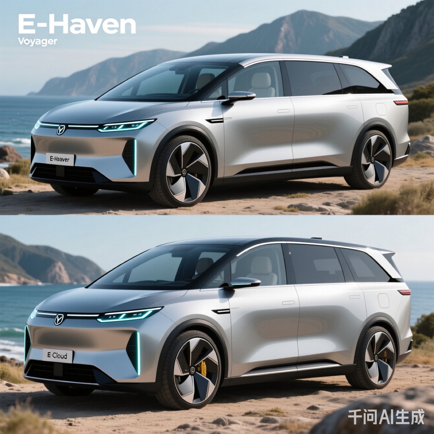 E-Haven 系列原项目概念车型配图